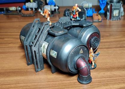 Double drink can tank - laser cut