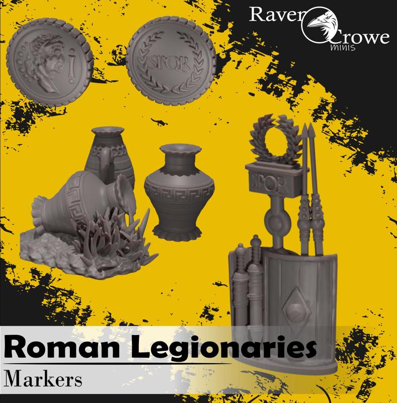 Roman Legionaries Fantasy Football Team MARKERS