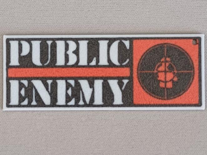 Public Enemy Keychain (Costumizable)