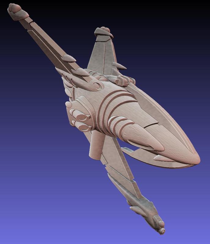 Hamma'lon VESP CLASS CORVETTE Space Battleship Hachiman