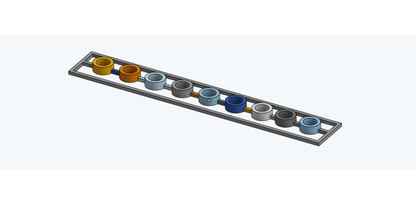 Spacers and Washers 4mm x 6mm 2.5mm
