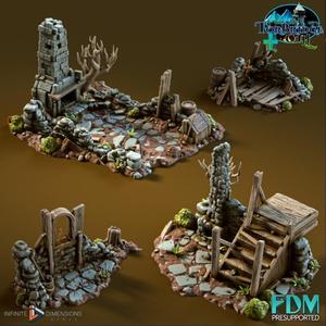 Ruined Building Scatter Terrain