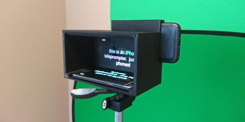 iPhone X Teleprompter