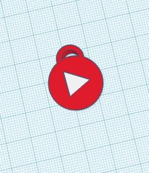 YouTube Keychain