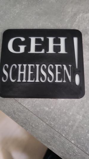 geh scheissen