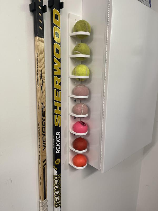 Tennis/Hockey Ball Wall Holder