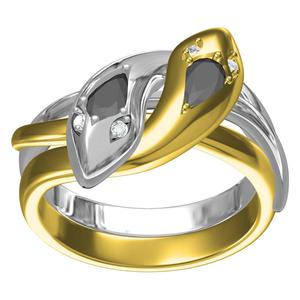 Snake Diamond Ring