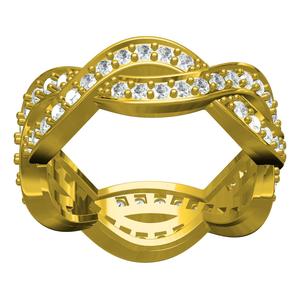 Infinity Diamond Eternity Wedding Band
