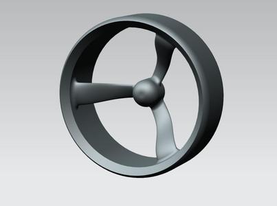 Car Wheel 115mm 3x3mm