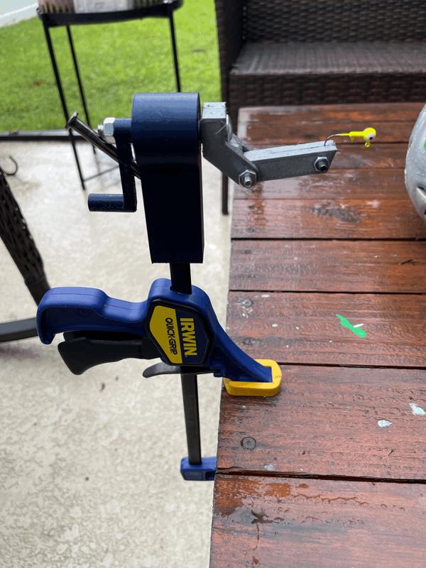 Rotary Fly Tying Vise attachment for Irwin Clamp