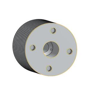 v6 heatsink 4 treaded holes CAD