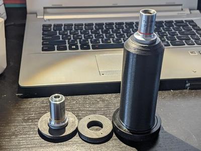 Tmount (M42) to DIN microscope objective adapter