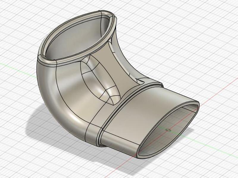 90° Angle for Parkside Cordless Leaf Blower