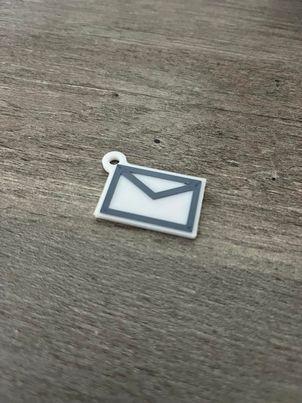 Mail Key Ring Envelope Tag