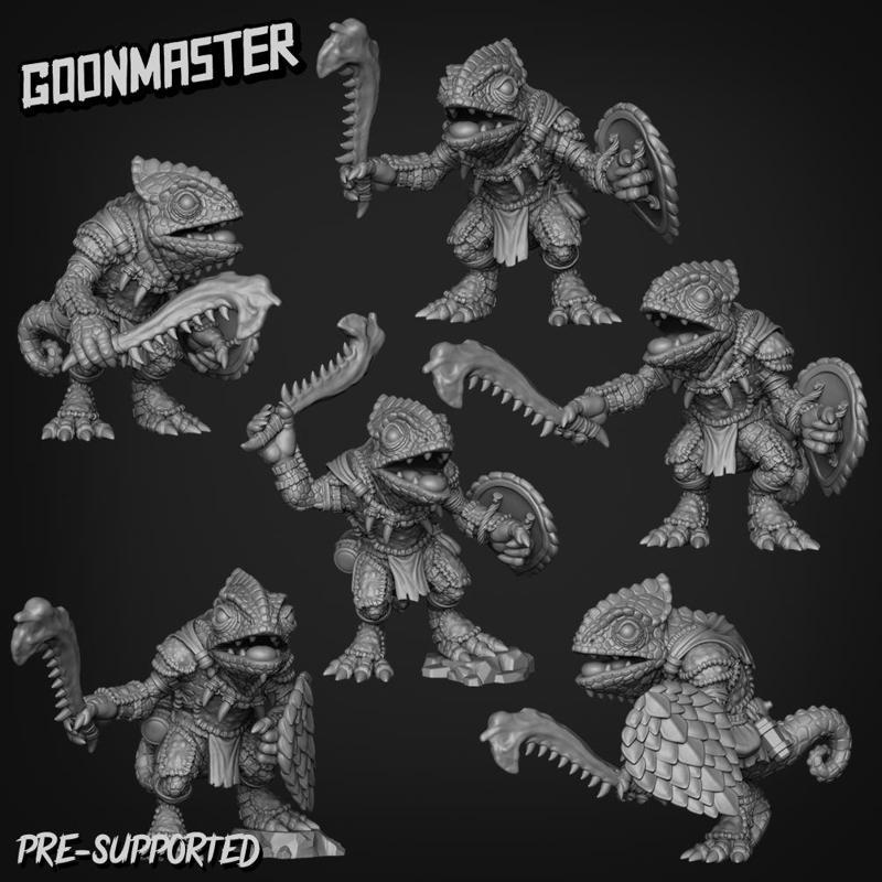 Chameleon Bone Club Shield Infantry Bundle