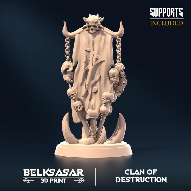 Destruccion Clan Banner
