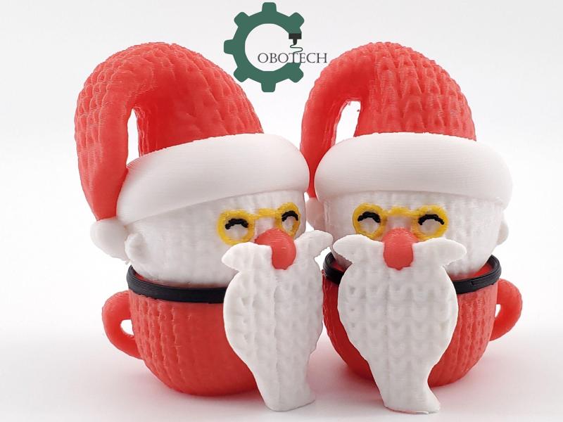 Cobotech Twisty Crochet Santa In The Cup by Cobotech
