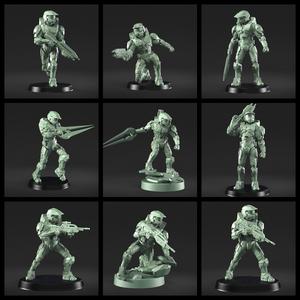 Halo 3 Master Chief Miniatures