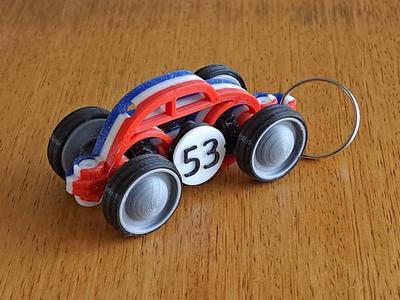 VW Beetle 4WD Key Ring