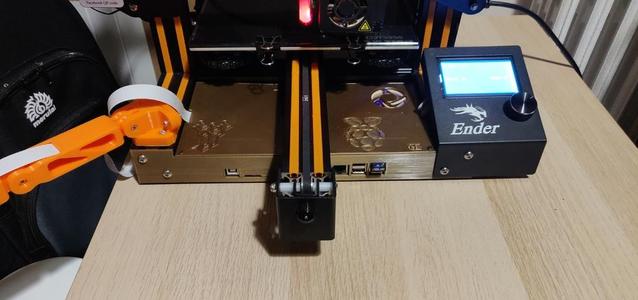 Bigtreetech SKR1.4 + Rasperry Pi 2/3 + 3 LM2596 + Noctua Fan Enclosure for Ender 3/Ender 3 Pro