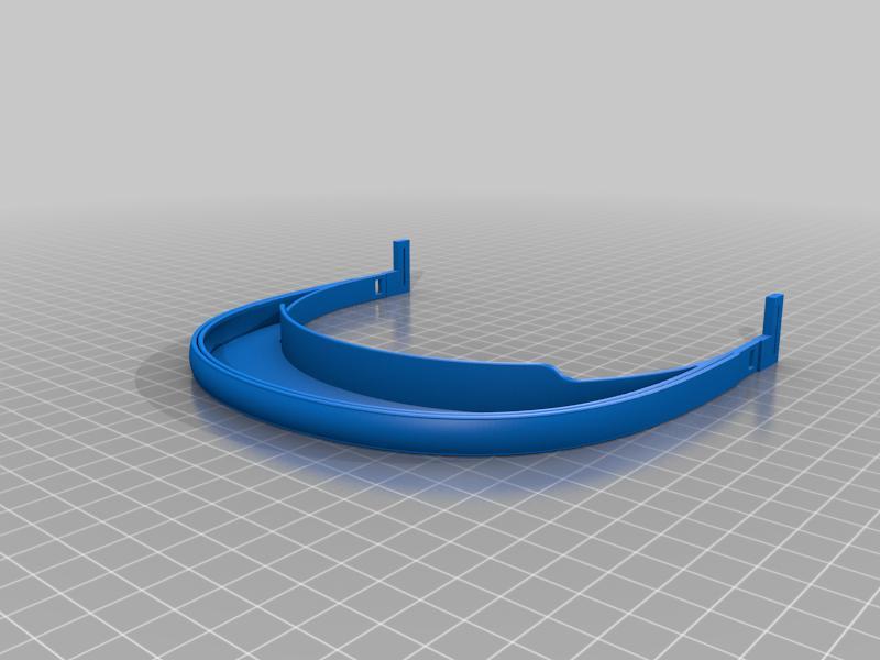 Face Shield remix to ELIMINATE ELASTIC for the head band