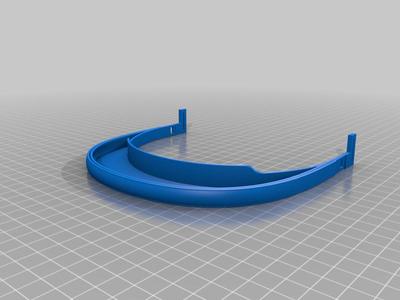 Face Shield remix to ELIMINATE ELASTIC for the head band