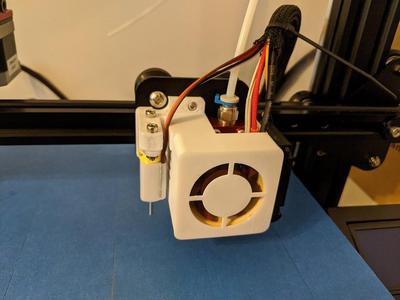 Ender 3 Pro Fan Shroud for 4020 Fan and Touch Mount