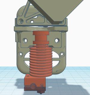 Anycubic i3 MEGA S Sherpa mini volcano extruder mount MK4 Compatible.