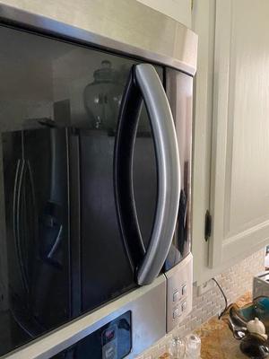Samsung microwave replacement handle brackets SMH9207ST