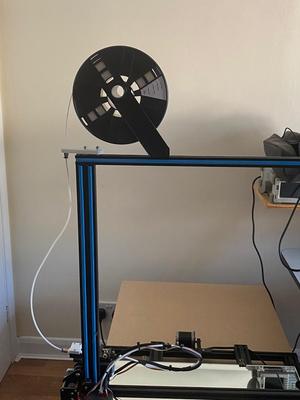 CR10 s top mount filament feeder