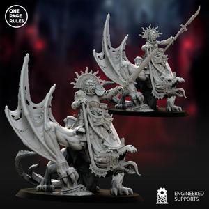 Vampire Master on Winged Terror (Lord) - Vampiric Undead