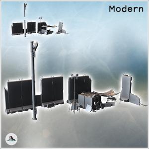 Modern checkpoint with concrete walls and control room (4) - Cold Era Modern Warfare Conflict World War 3 RPG  Post-apo WW3 WWIII
