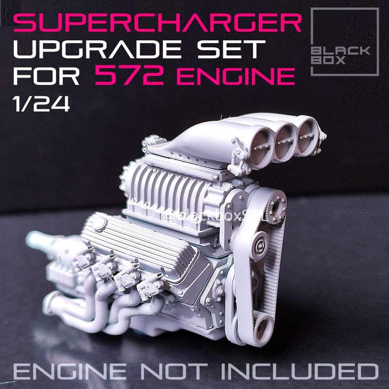 Supercharger upgrade set for 572 ENGINE 1-24th