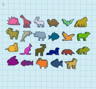 Animal token collection 1