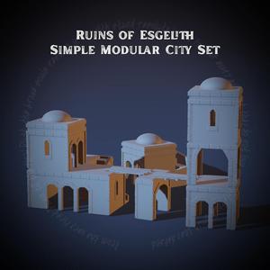 Ruins of Esgelith - Simple Modular City Set