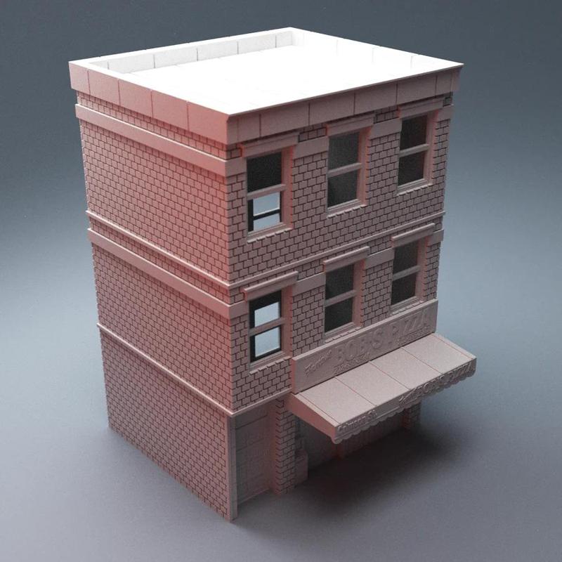 Urban Pizza Building 28mm