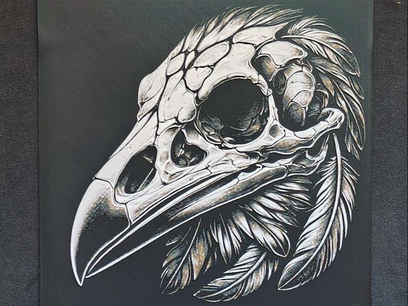 Feathered death HueForge