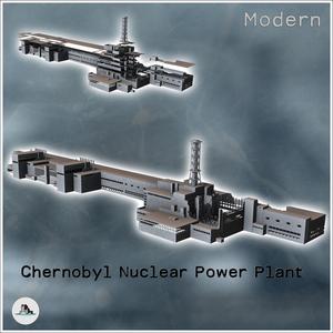 Chernobyl nuclear power plant with open reactor after explosion (7) - Cold Era Modern Warfare Conflict World War 3 RPG  Post-apo WW3 WWIII