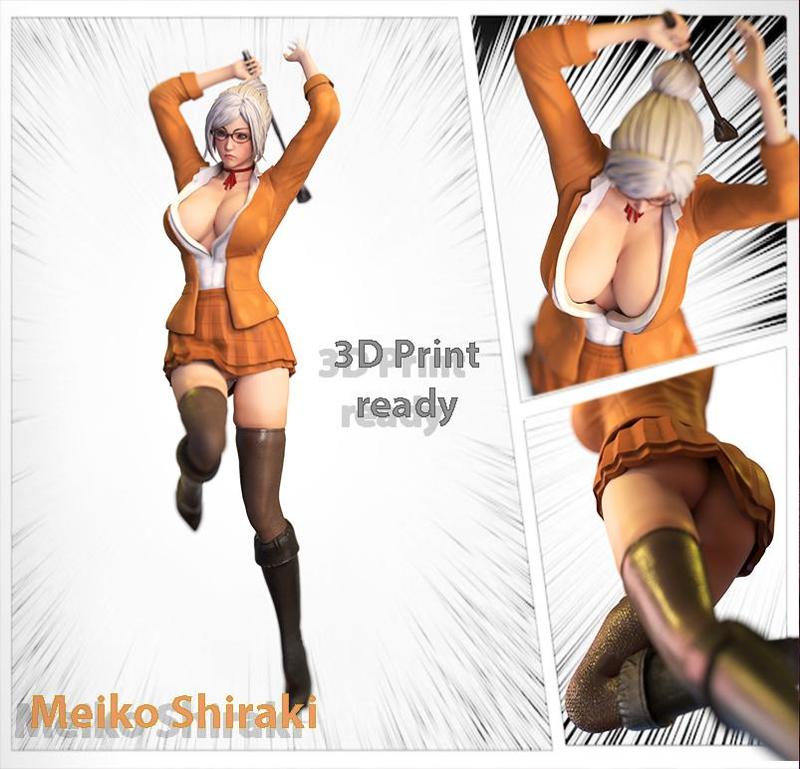 Meiko Shiraki - PRISON SCHOOL - 3D Print 3D print model