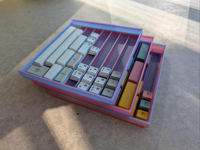 Stackable Keycap Storage