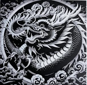 Dragon Chino Hueforge