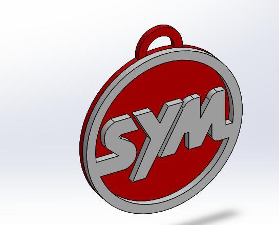 cute sym keychain
