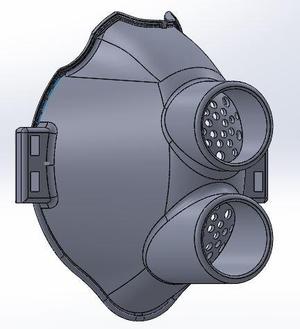  Reusable  facial mask frame filter 