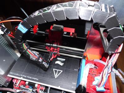 Prusa MK2s clone cable chain for extruder
