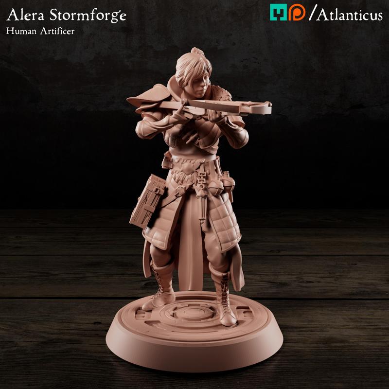Female Human Artificer - Alera Stormforge - Light Crossbow