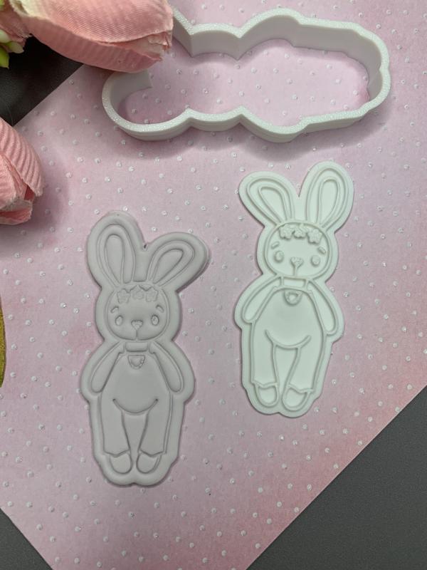 Easter Bunny Cookie Cutter And Stamp