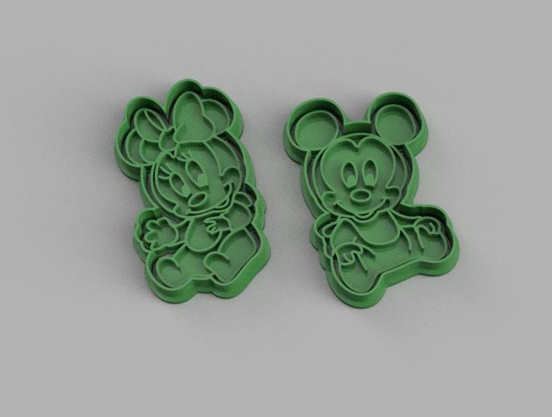Mickey and Minnie cookie cutter