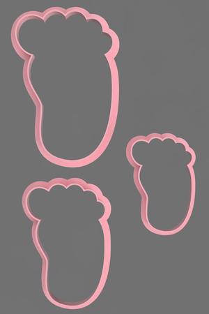 BABY FOOT CUTTER FOR COOKIES AND FONDANT