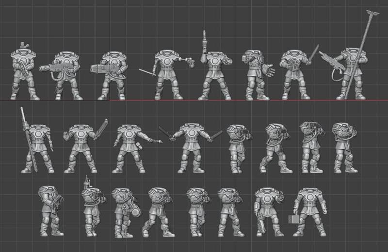 Lawdog Additional Poses & Weapons (no heads)
