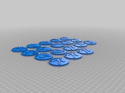 Track and Field Keychains